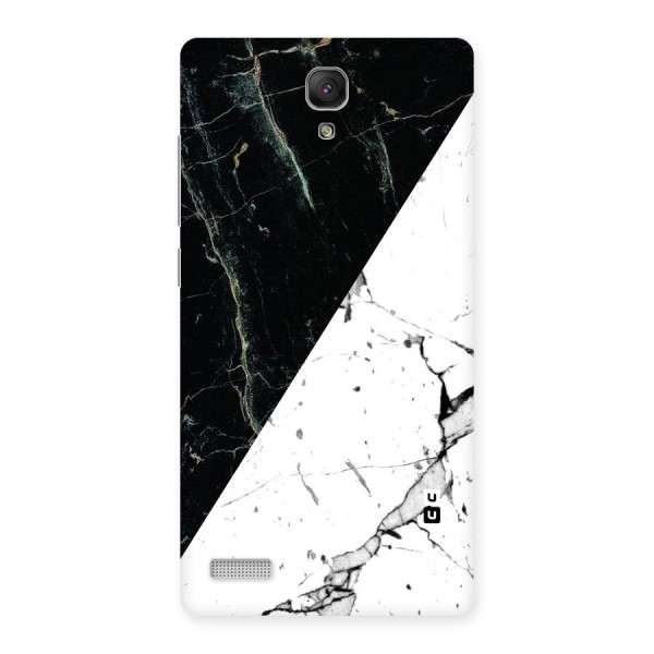 Stylish Diagonal Marble Back Case for Redmi Note Prime