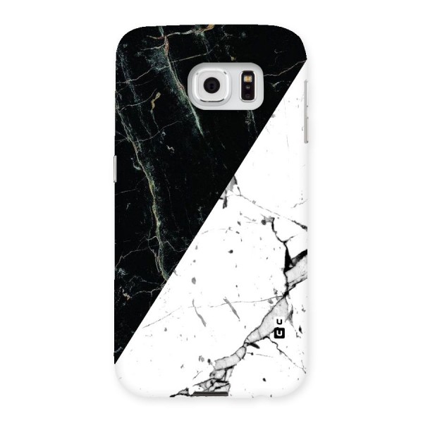 Stylish Diagonal Marble Back Case for Samsung Galaxy S6