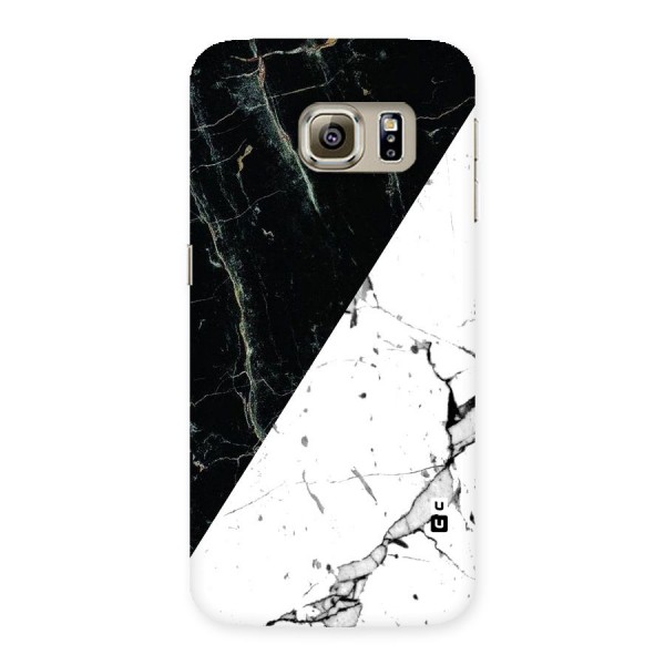 Stylish Diagonal Marble Back Case for Samsung Galaxy S6 Edge