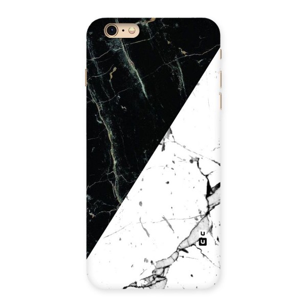 Stylish Diagonal Marble Back Case for iPhone 6 Plus 6S Plus