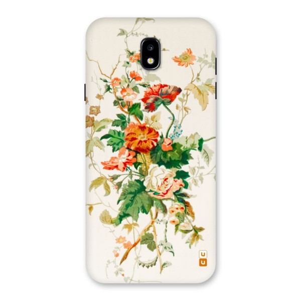 Summer Floral Back Case for Galaxy J7 Pro
