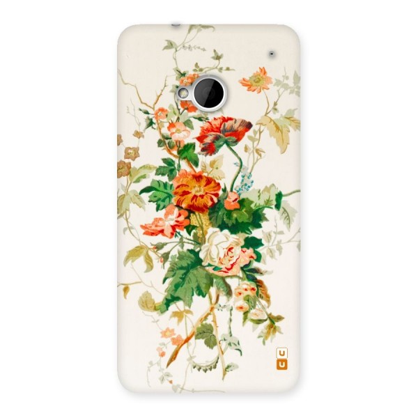 Summer Floral Back Case for HTC One M7