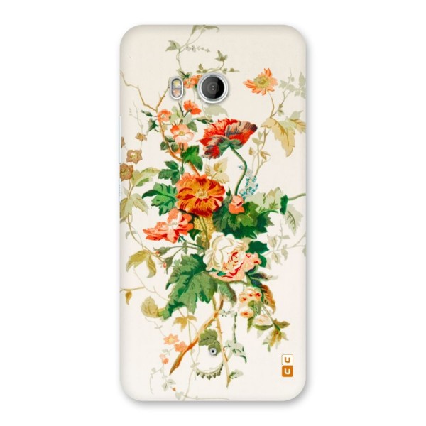 Summer Floral Back Case for HTC U11