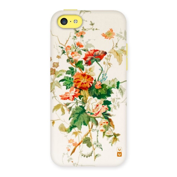 Summer Floral Back Case for iPhone 5C