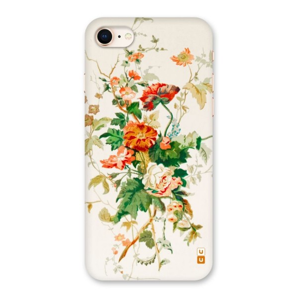 Summer Floral Back Case for iPhone 8