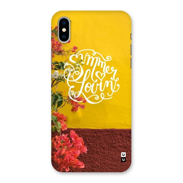 Summer Lovin Back Case for iPhone X