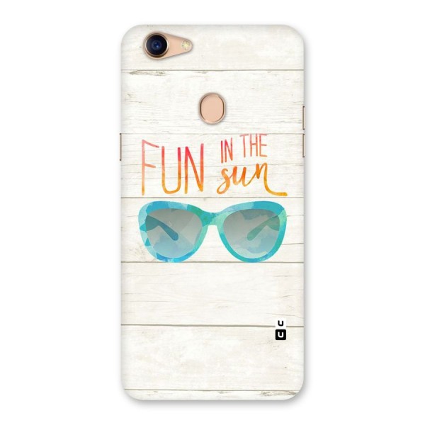 Sun Fun Back Case for Oppo F5