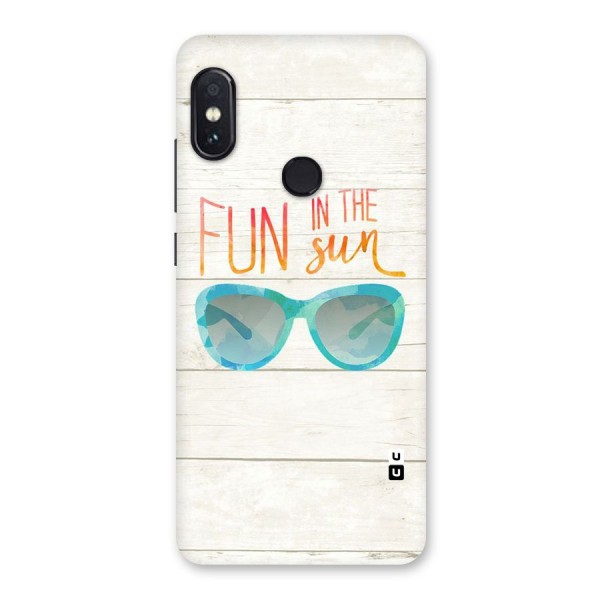 Sun Fun Back Case for Redmi Note 5 Pro