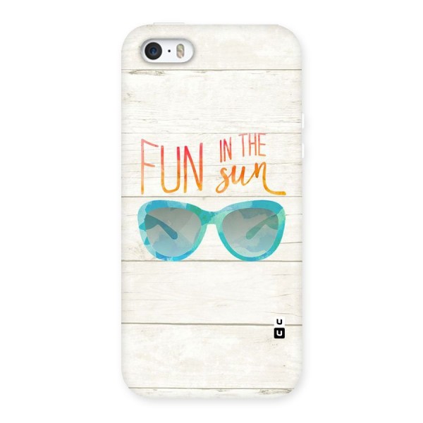Sun Fun Back Case for iPhone SE