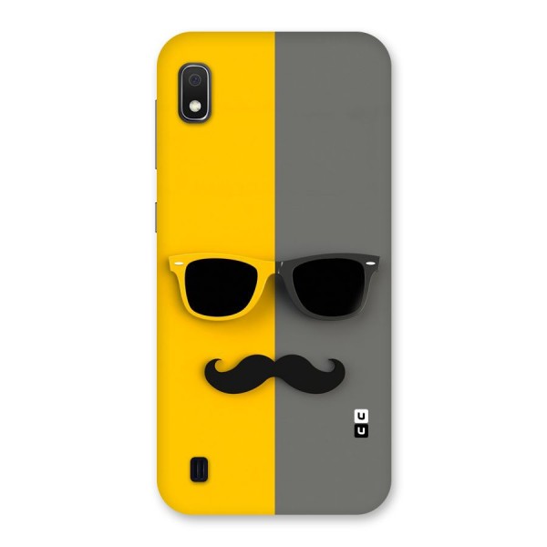 Sunglasses and Moustache Back Case for Galaxy A10