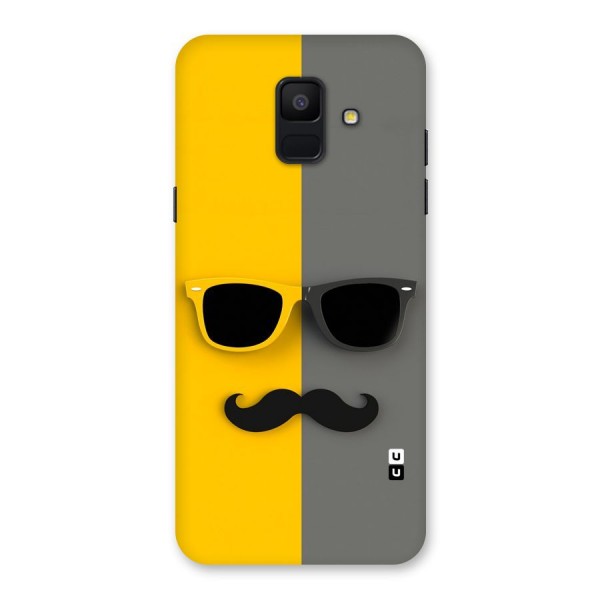 Sunglasses and Moustache Back Case for Galaxy A6 (2018)