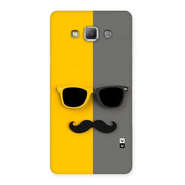 Sunglasses and Moustache Back Case for Galaxy A7