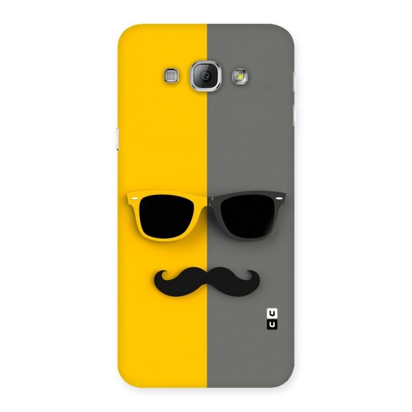 Sunglasses and Moustache Back Case for Galaxy A8