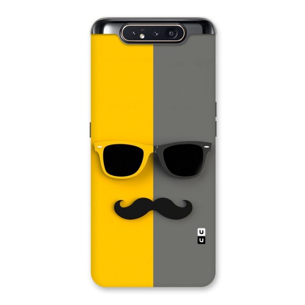 Sunglasses and Moustache Back Case for Galaxy A80