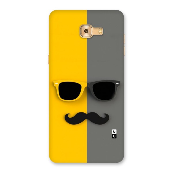 Sunglasses and Moustache Back Case for Galaxy C9 Pro