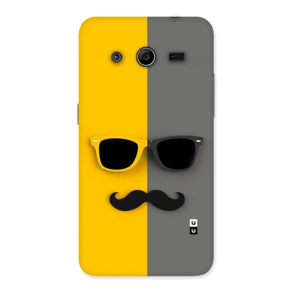 Sunglasses and Moustache Back Case for Galaxy Core 2