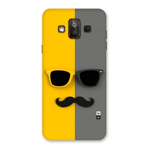 Sunglasses and Moustache Back Case for Galaxy J7 Duo