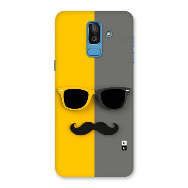 Sunglasses and Moustache Back Case for Galaxy J8