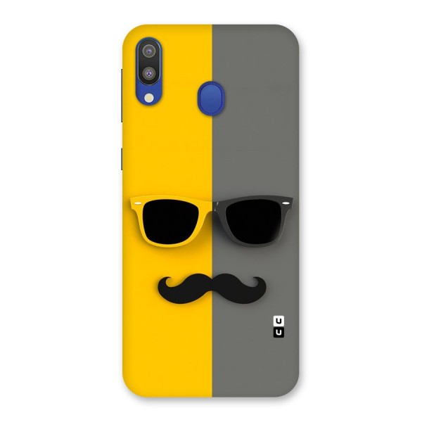 Sunglasses and Moustache Back Case for Galaxy M20