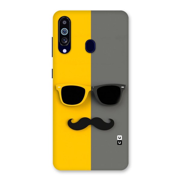 Sunglasses and Moustache Back Case for Galaxy M40