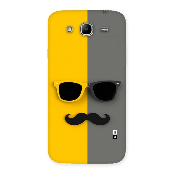 Sunglasses and Moustache Back Case for Galaxy Mega 5.8