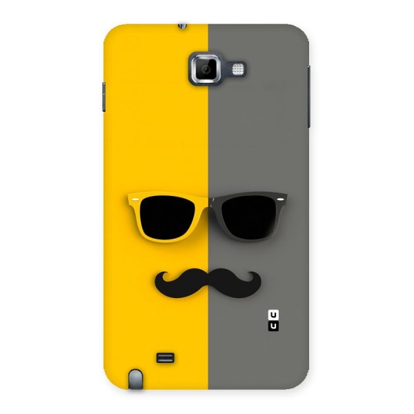 Sunglasses and Moustache Back Case for Galaxy Note
