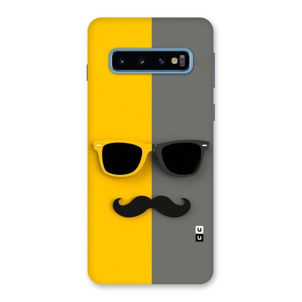 Sunglasses and Moustache Back Case for Galaxy S10