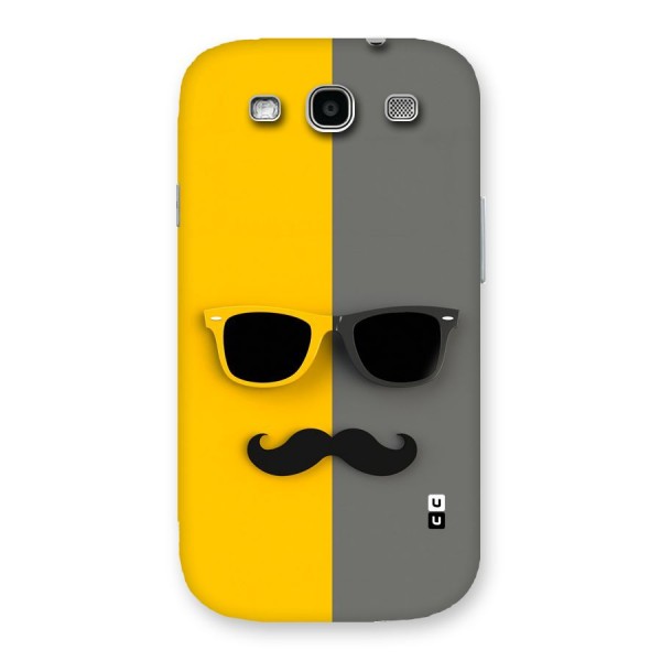 Sunglasses and Moustache Back Case for Galaxy S3