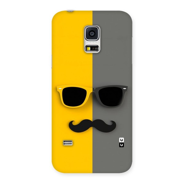 Sunglasses and Moustache Back Case for Galaxy S5 Mini