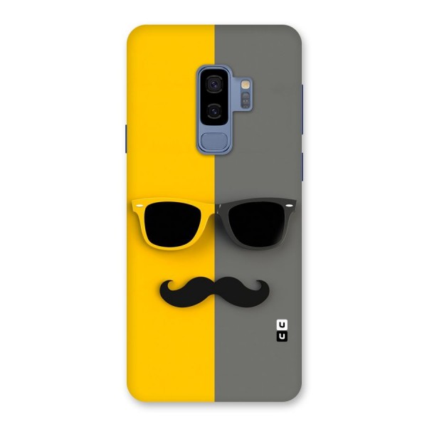 Sunglasses and Moustache Back Case for Galaxy S9 Plus
