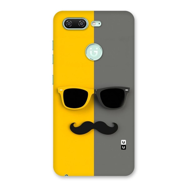 Sunglasses and Moustache Back Case for Gionee S10