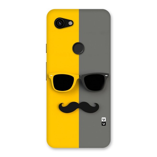 Sunglasses and Moustache Back Case for Google Pixel 3a