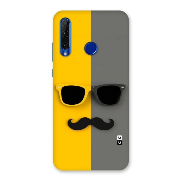 Sunglasses and Moustache Back Case for Honor 20i
