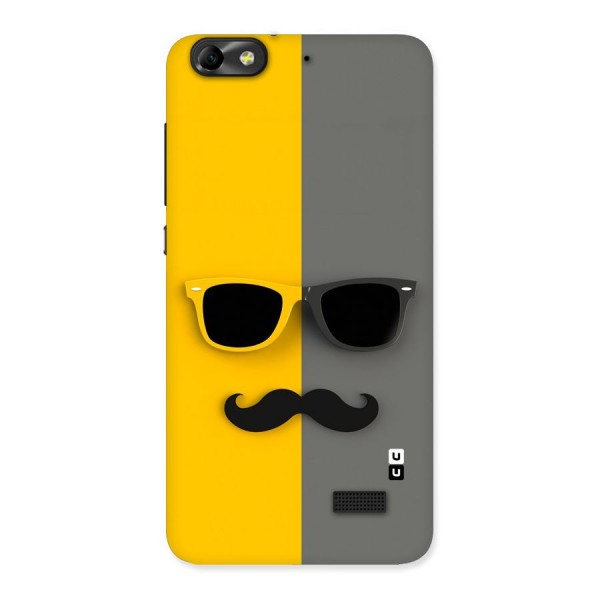 Sunglasses and Moustache Back Case for Honor 4C