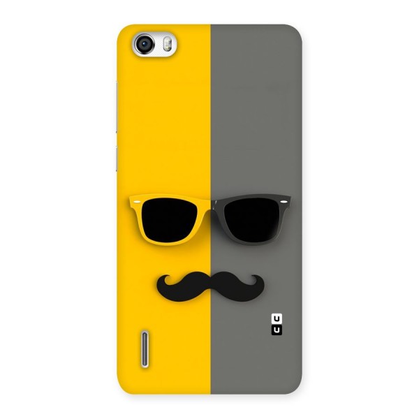 Sunglasses and Moustache Back Case for Honor 6