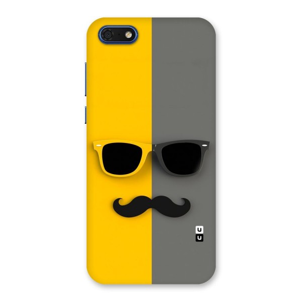 Sunglasses and Moustache Back Case for Honor 7s