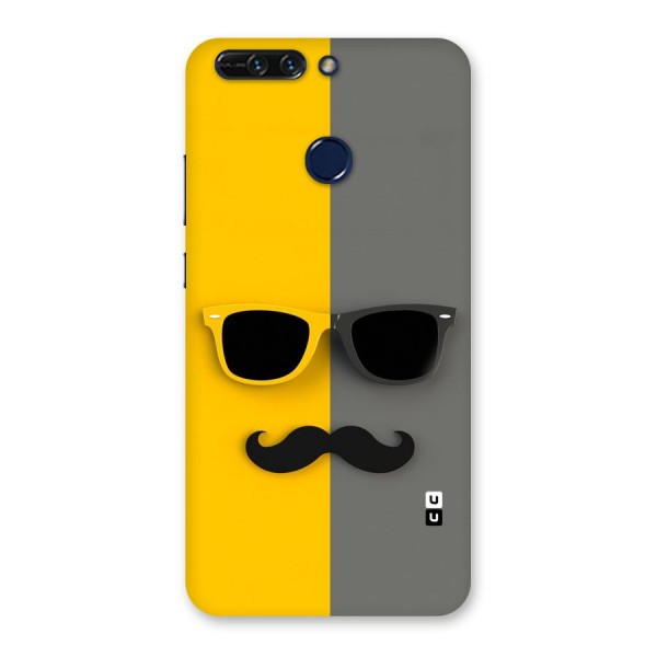 Sunglasses and Moustache Back Case for Honor 8 Pro