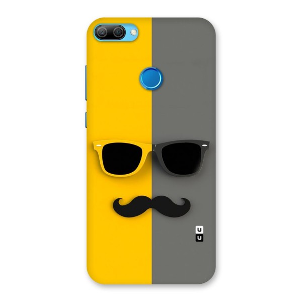 Sunglasses and Moustache Back Case for Honor 9N