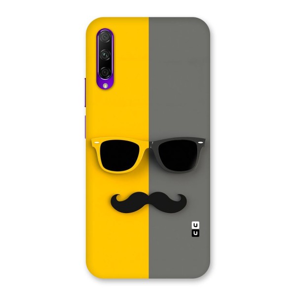 Sunglasses and Moustache Back Case for Honor 9X Pro