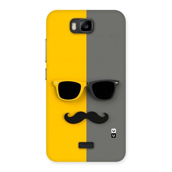 Sunglasses and Moustache Back Case for Honor Bee