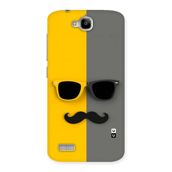 Sunglasses and Moustache Back Case for Honor Holly