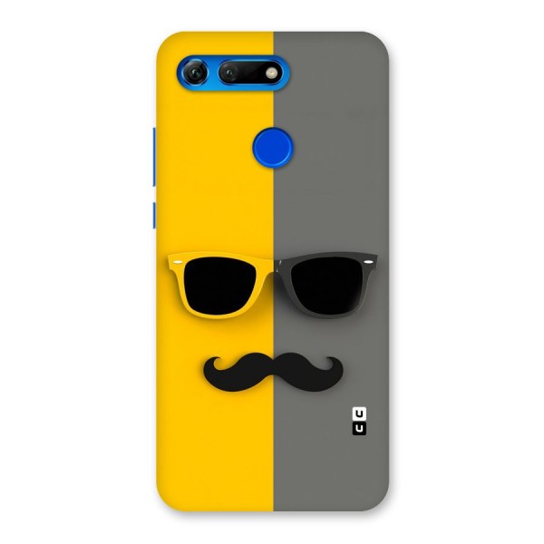 Sunglasses and Moustache Back Case for Honor View 20