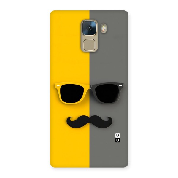 Sunglasses and Moustache Back Case for Huawei Honor 7