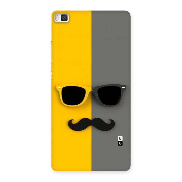 Sunglasses and Moustache Back Case for Huawei P8