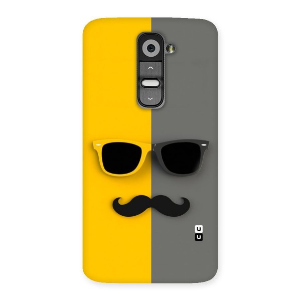 Sunglasses and Moustache Back Case for LG G2