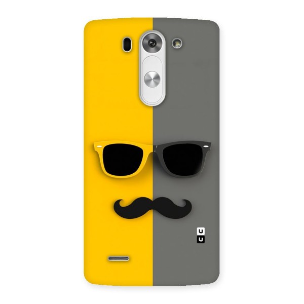 Sunglasses and Moustache Back Case for LG G3 Beat