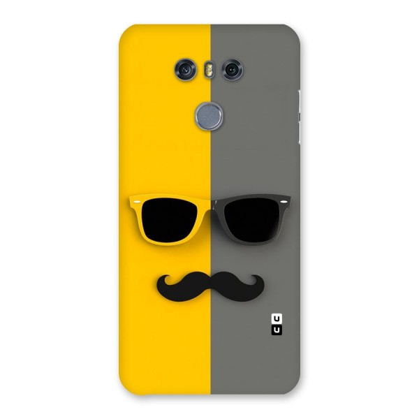 Sunglasses and Moustache Back Case for LG G6