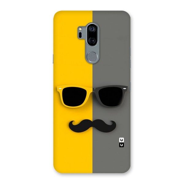 Sunglasses and Moustache Back Case for LG G7