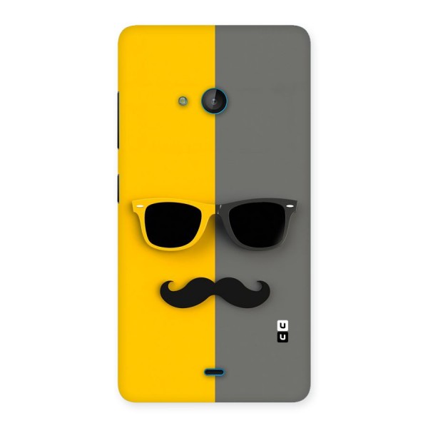 Sunglasses and Moustache Back Case for Lumia 540