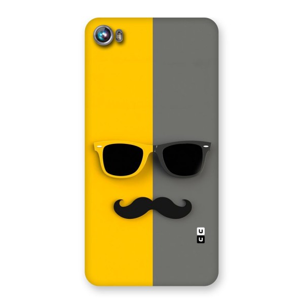 Sunglasses and Moustache Back Case for Micromax Canvas Fire 4 A107